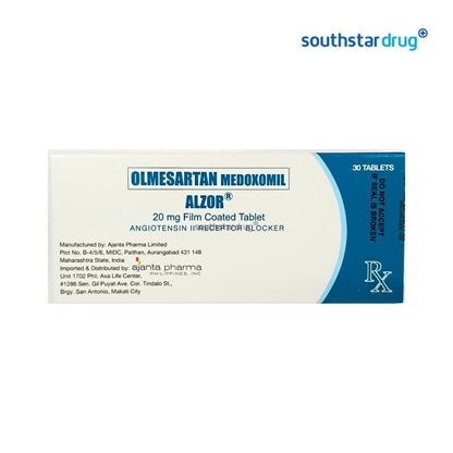 Rx: Alzor 20mg Tablet
