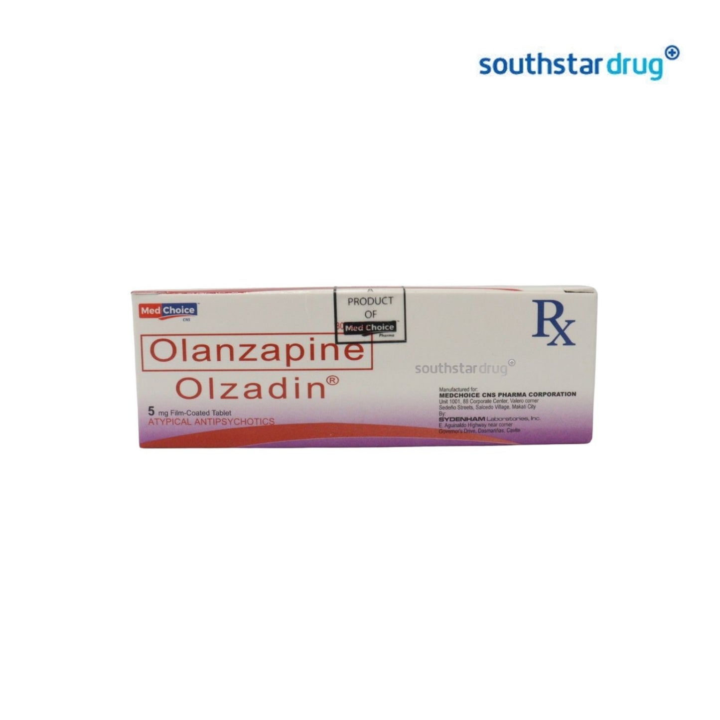 Rx: Olzadin 5mg Tablet