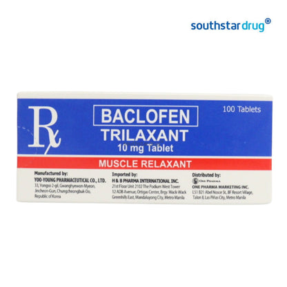Rx: Trilaxant 10mg Tablet