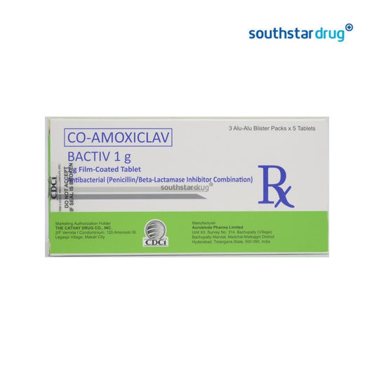 Rx: Bactiv 1 G Tablet