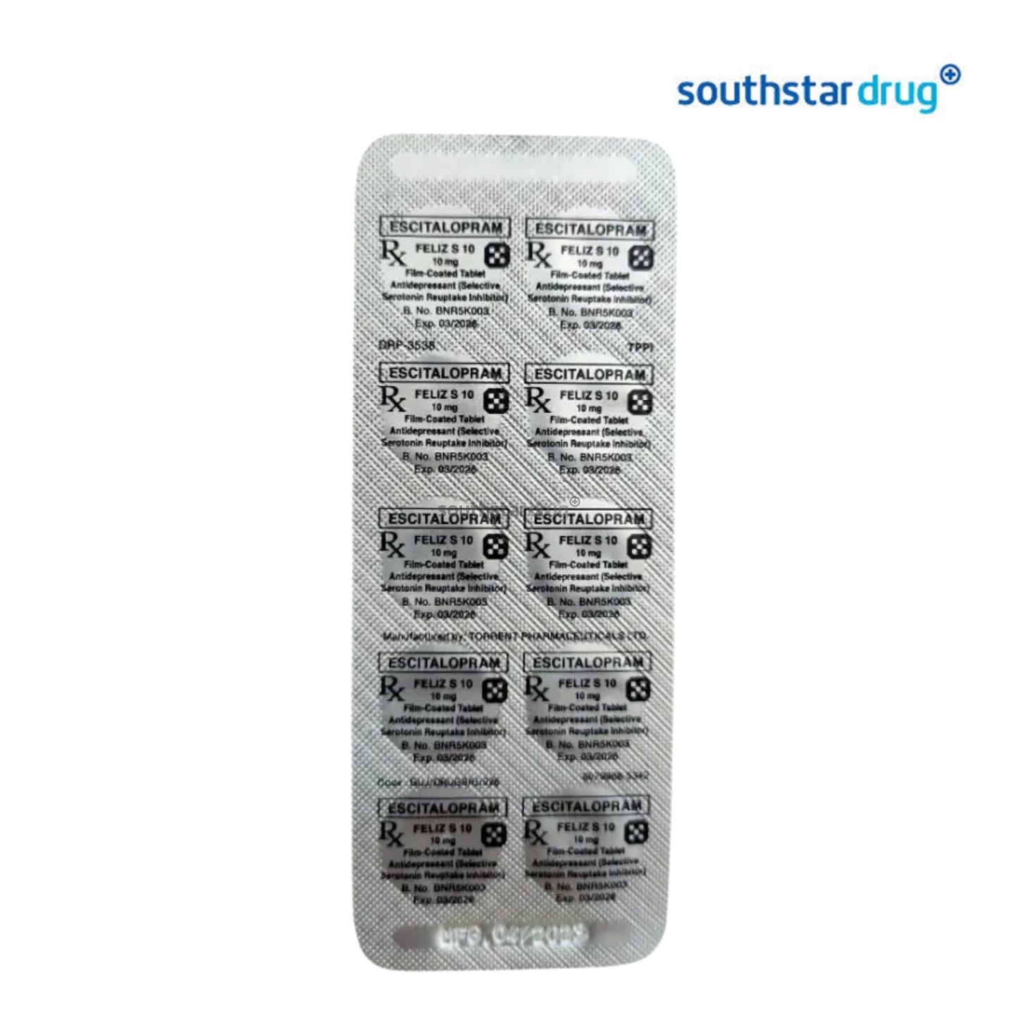 Rx: Feliz S 10 10mg Tablet