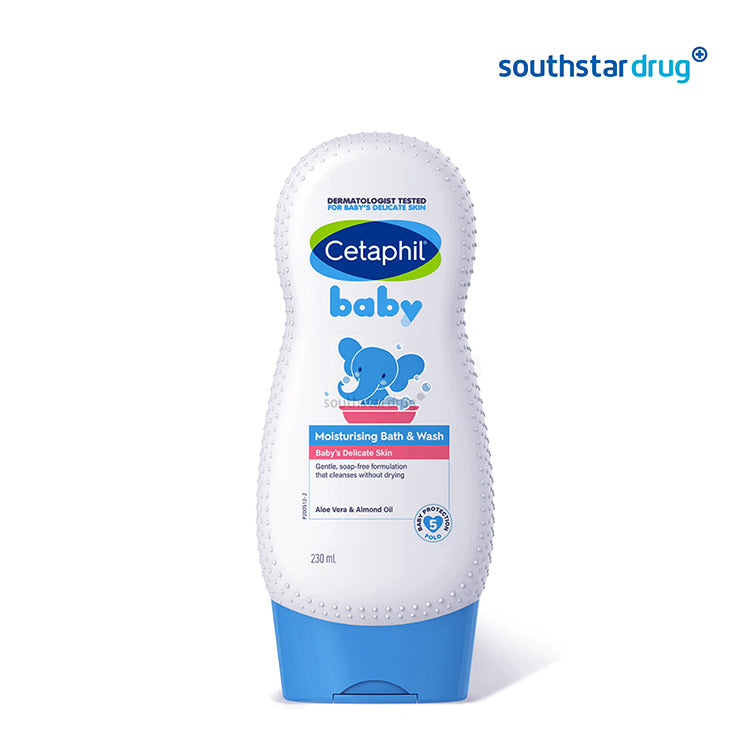 Cetaphil Baby Moisturizing with Aloe Vera & Almond Oil Bath & Wash 230ml