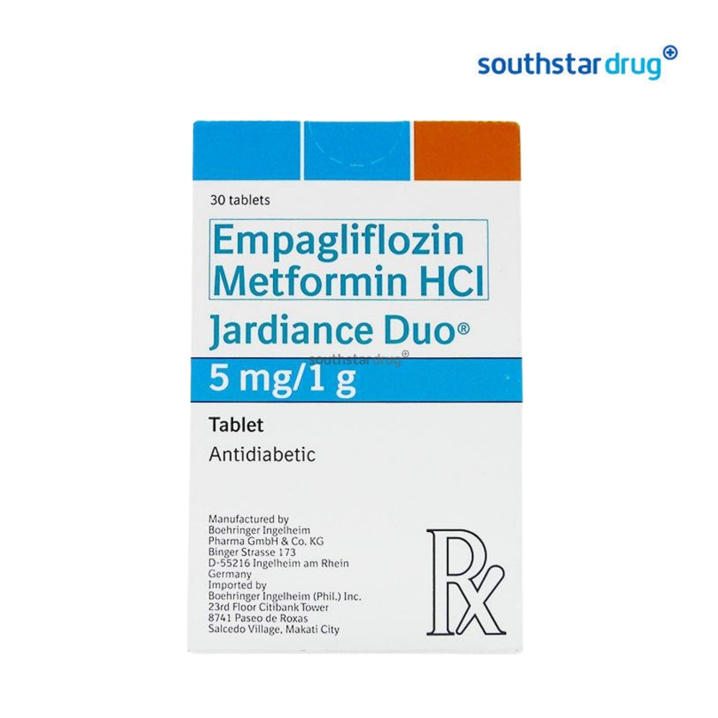 Rx: Jardiance Duo 5mg / 1 g Tablet