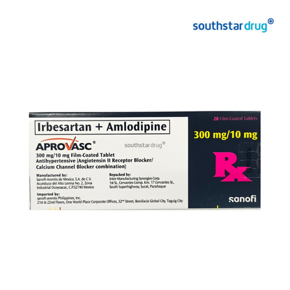 Rx: Aprovasc 300mg/10mg Tablet
