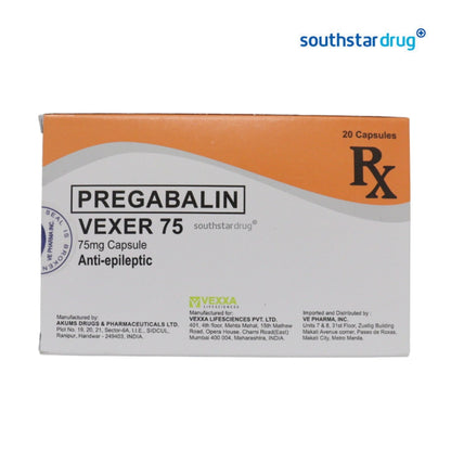 Rx: Vexer 75 75mg Capsule