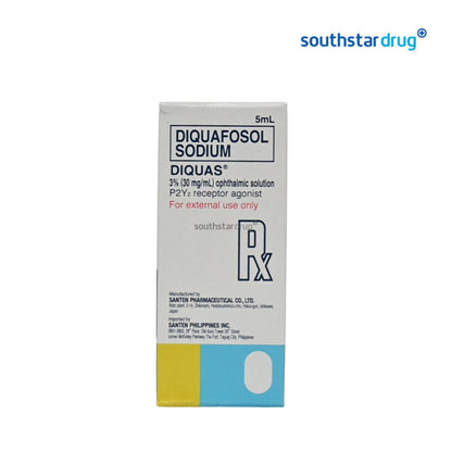 Rx: Diquas 3% 30mg /ml 5ml Ophthalmic Solution