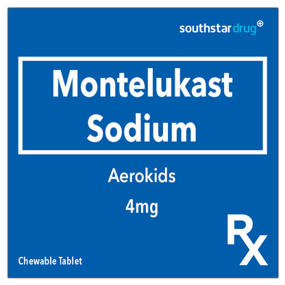 Rx: Aerokids 4mg Chewable Tablet