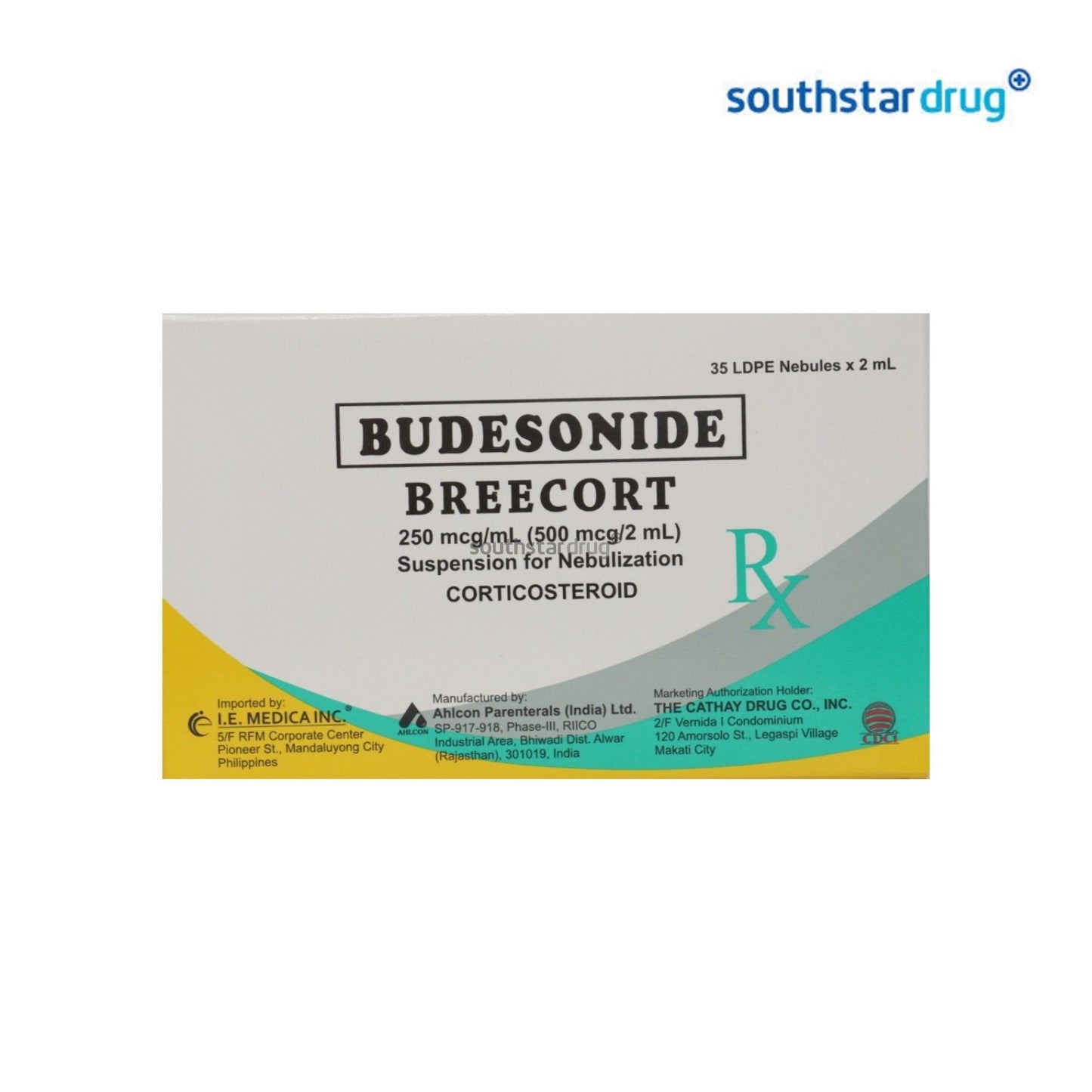 Rx: Breecort 250mcg /ml 2ml Nebules
