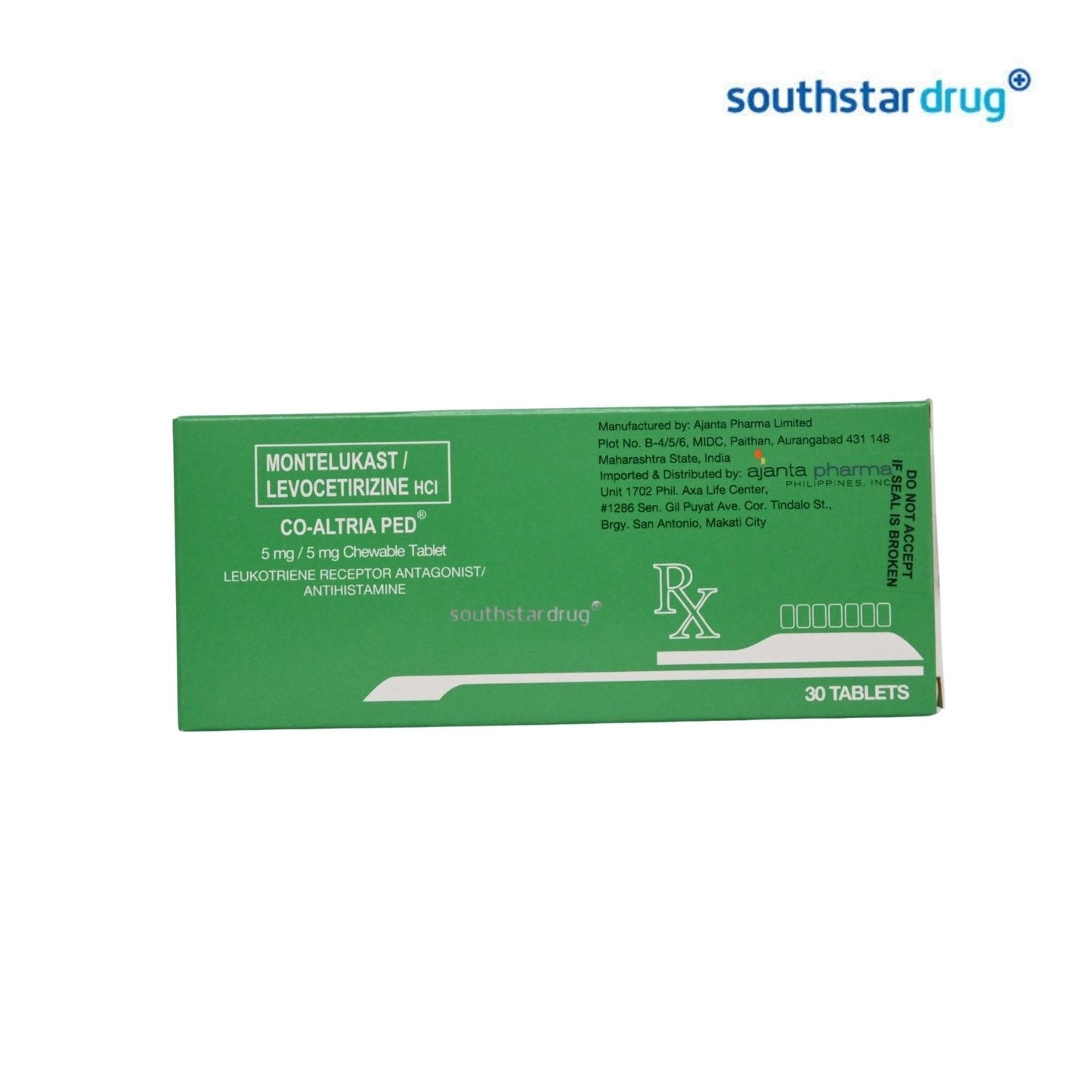 Rx: Co - Altria Ped 5mg / 5mg Chewable Tablet