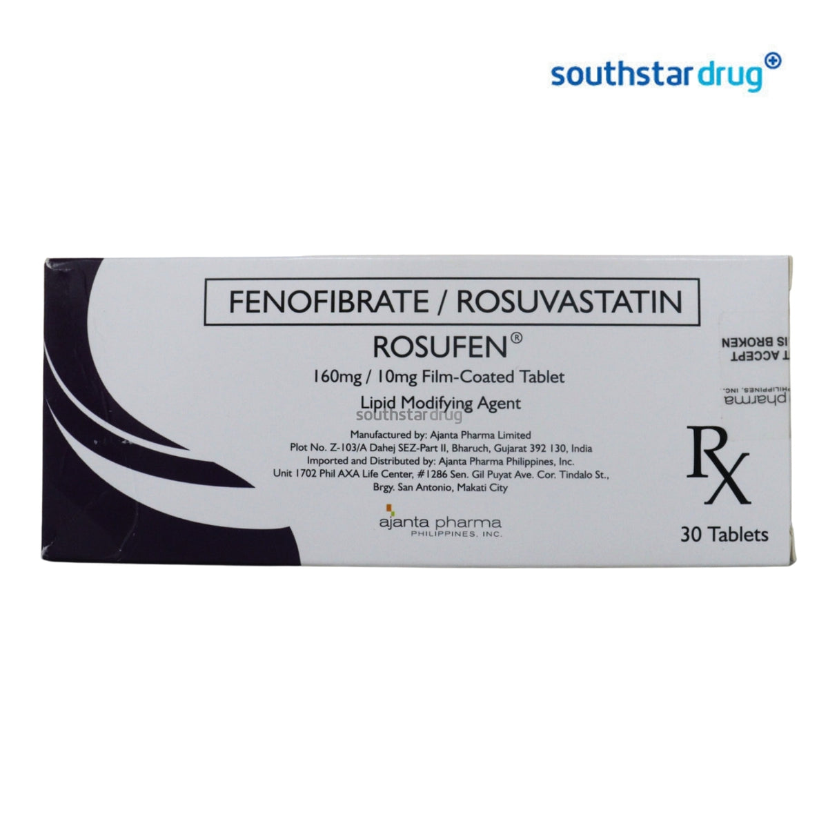 Rx: Rosufen 160mg / 10mg Tablet