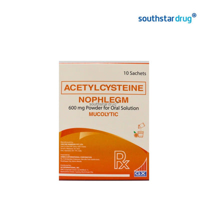 Rx: Nophlegm 600mg Oral Solution Powder Sachet