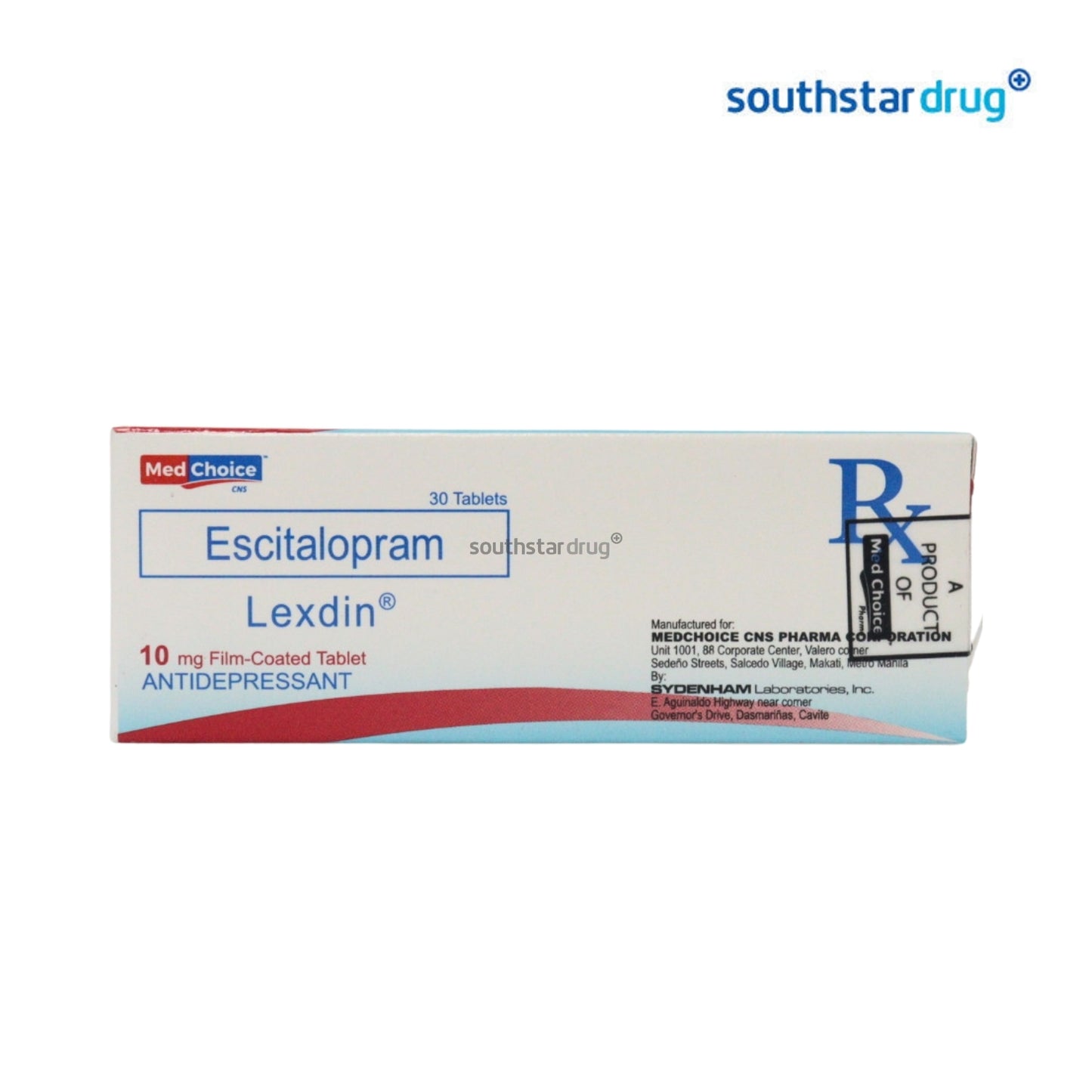 Rx: Lexdin 10mg Tablet