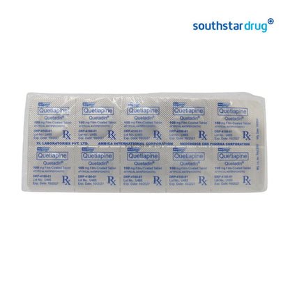 Rx: Quetadin 100mg Tablet