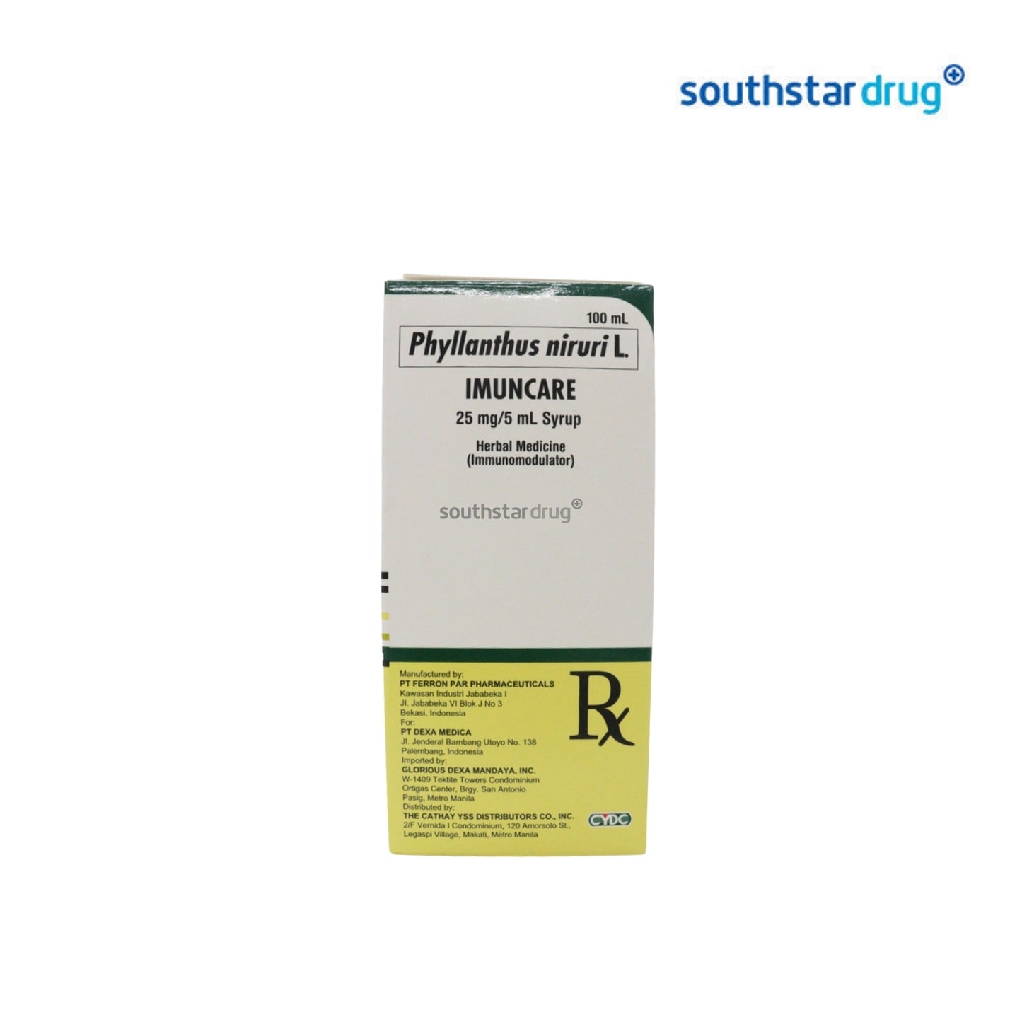 Rx: Imuncare 25mg/5ml Syrup 100ml