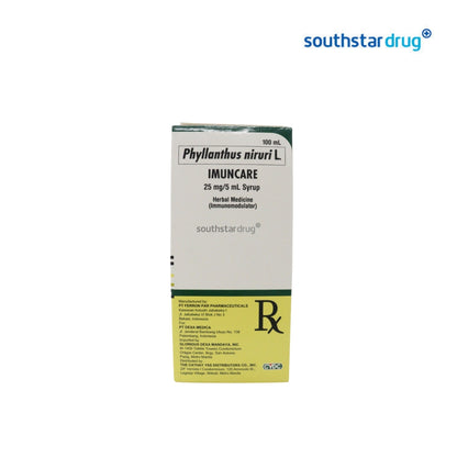 Rx: Imuncare 25mg/5ml Syrup 100ml