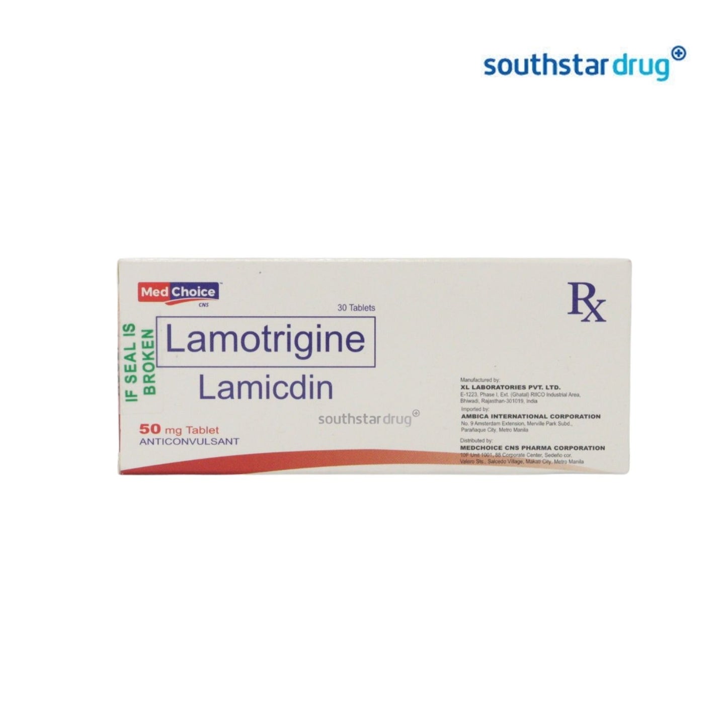 Rx: Lamicdin 50mg Tablet