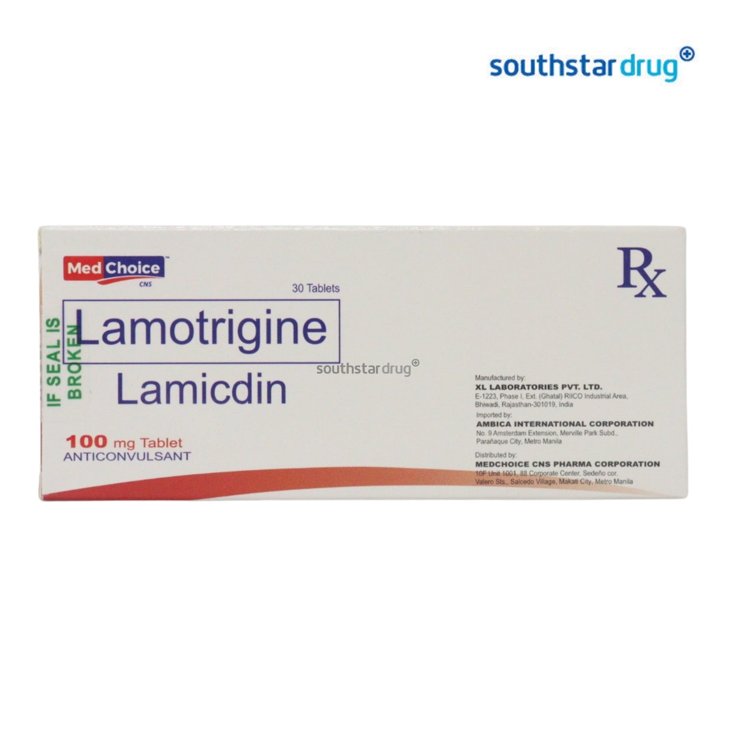 Rx: Lamicdin 100mg Tablet