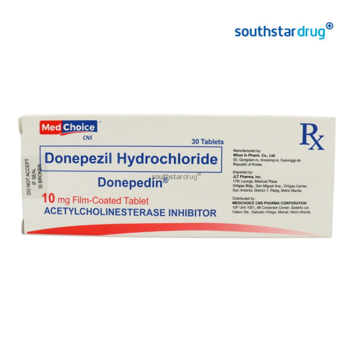 Rx: Donepedin 10mg Tablet