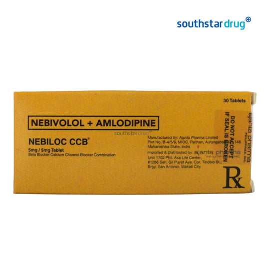 Rx: Nebiloc CCB 5mg/5mg Tablet
