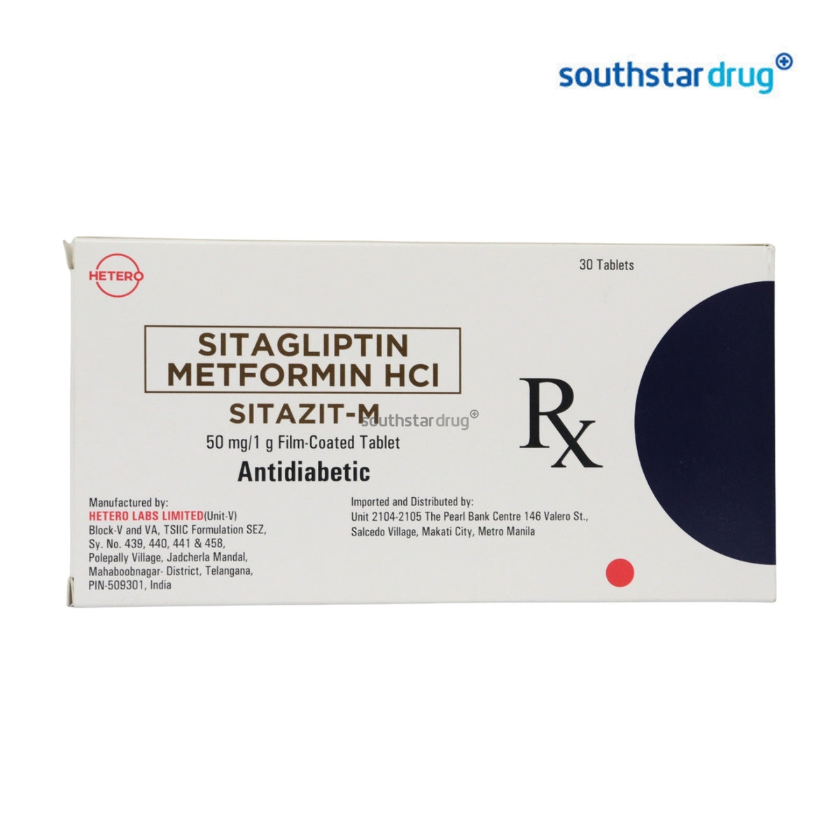 Rx: Sitazit M 50mg/1g Tablet