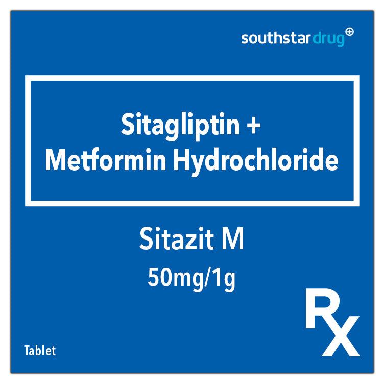 Rx: Sitazit M 50mg/1g Tablet - Southstar Drug