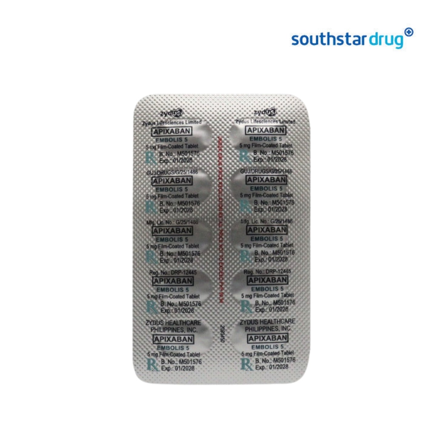 Rx: Embolis 5mg Film-coated Tablet