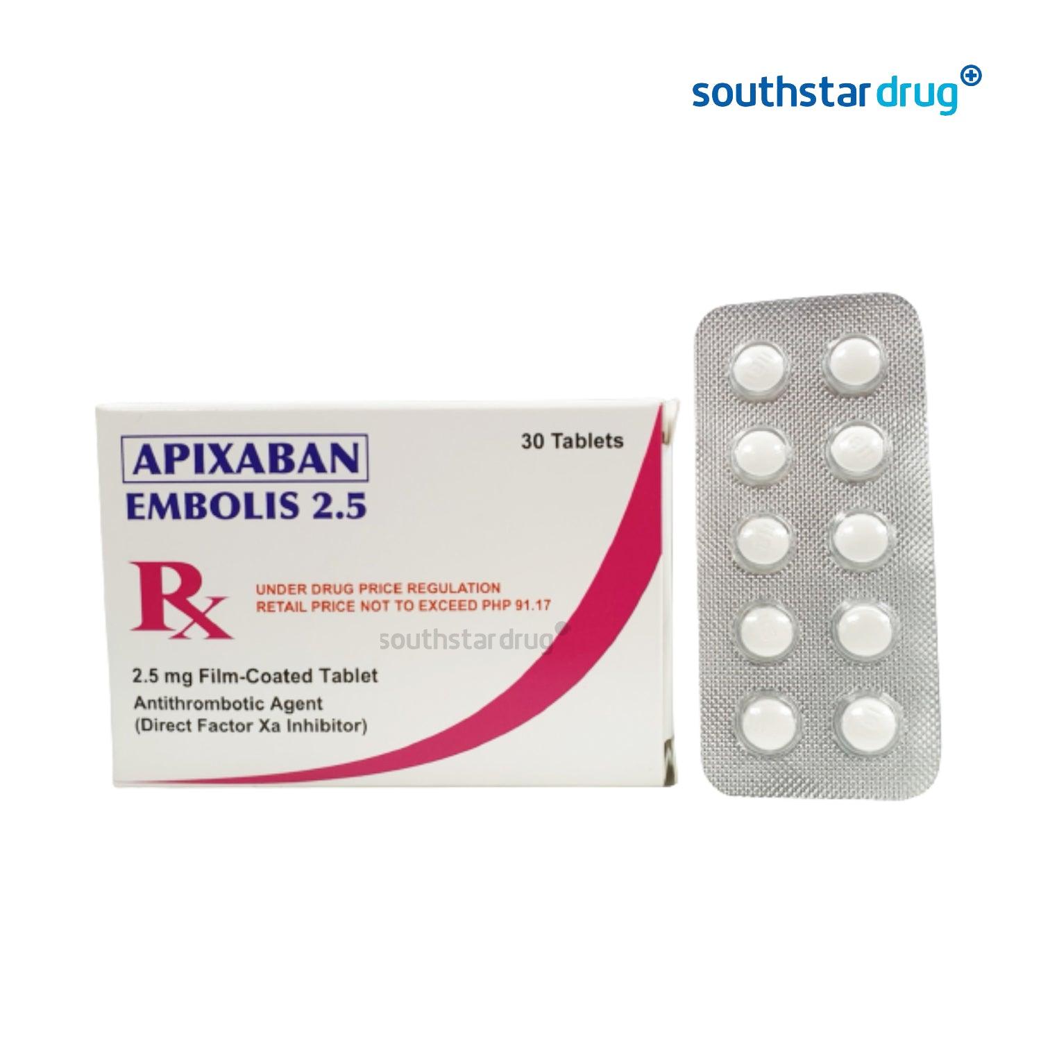 Rx: Embolis 2.5mg Tablet - Southstar Drug