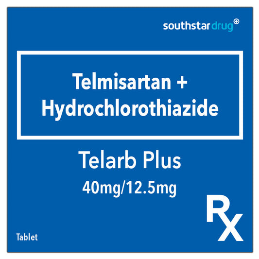 Rx: Telarb Plus 40mg/12.5mg Tablet