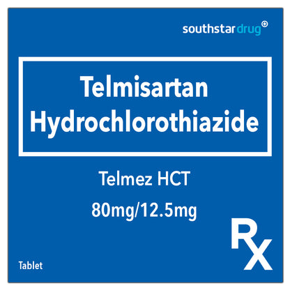 Rx: Telmez HCT 80mg/12.5mg Tablet