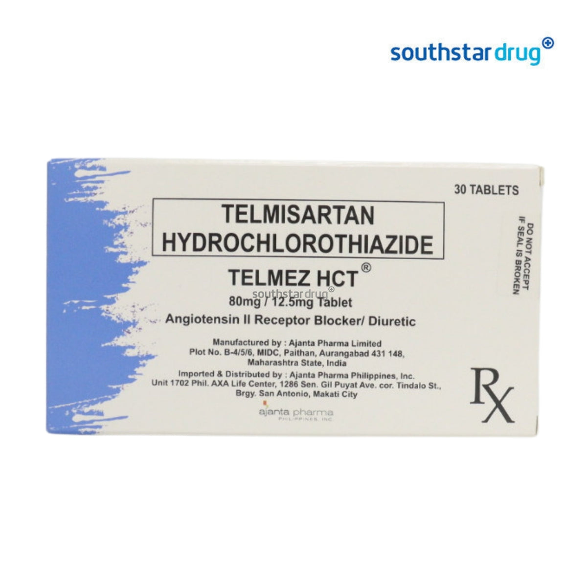 Rx: Telmez HCT 80mg/12.5mg Tablet