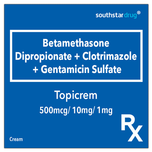 Rx: Topicrem 500mcg/10mg/1mg Cream