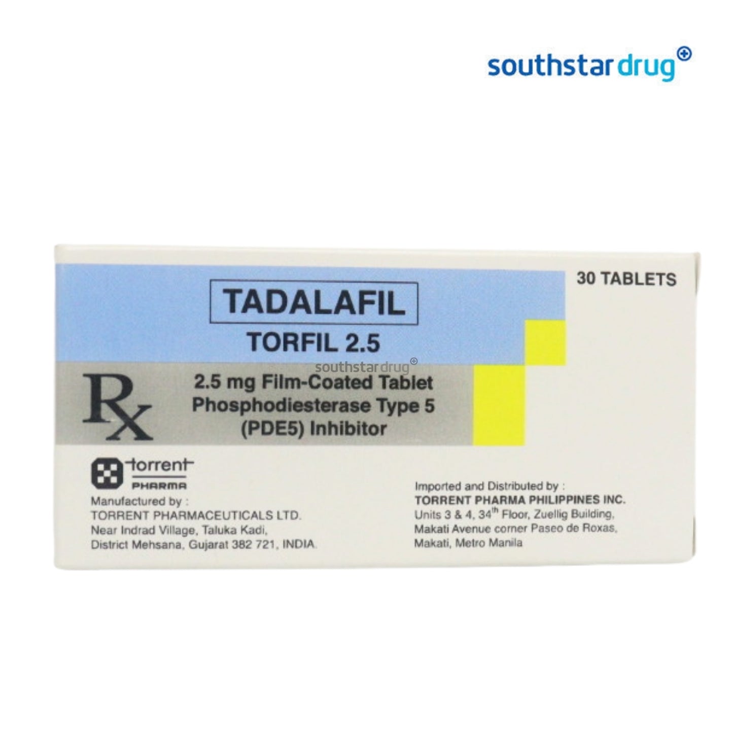 Rx: Torfil 2.5mg Film-coated Tablet