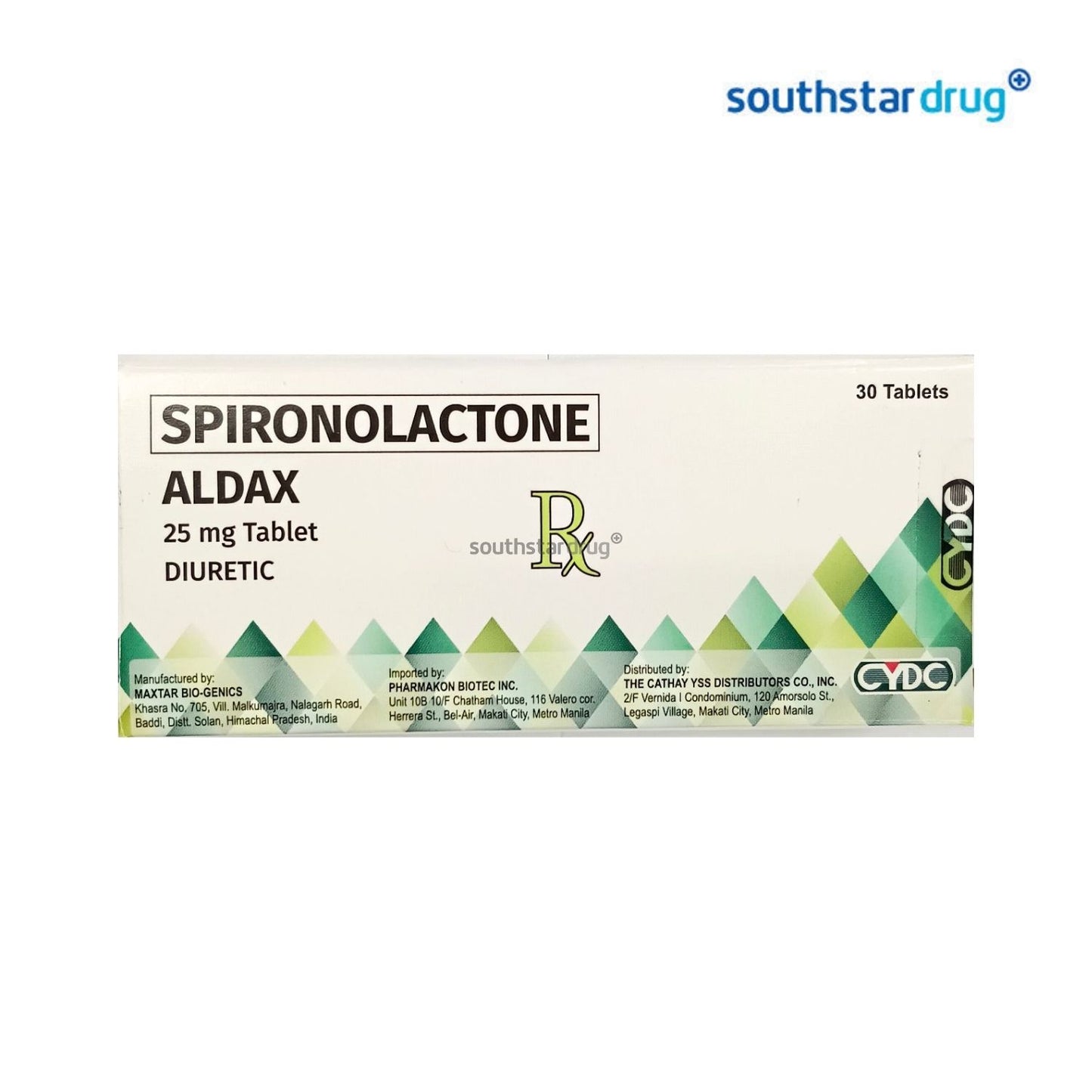 Rx: Aldax Tablet 25mg