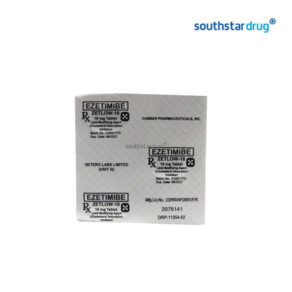 Rx: Zetlow Tablet 10mg