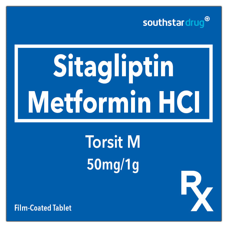 Rx: Torsit M Film-coated Tablet 50mg/1g