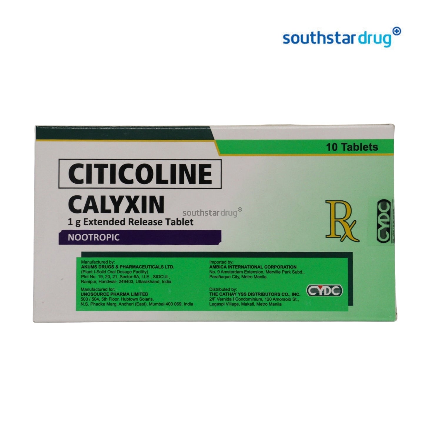 Rx: Calyxin Tablet 1g
