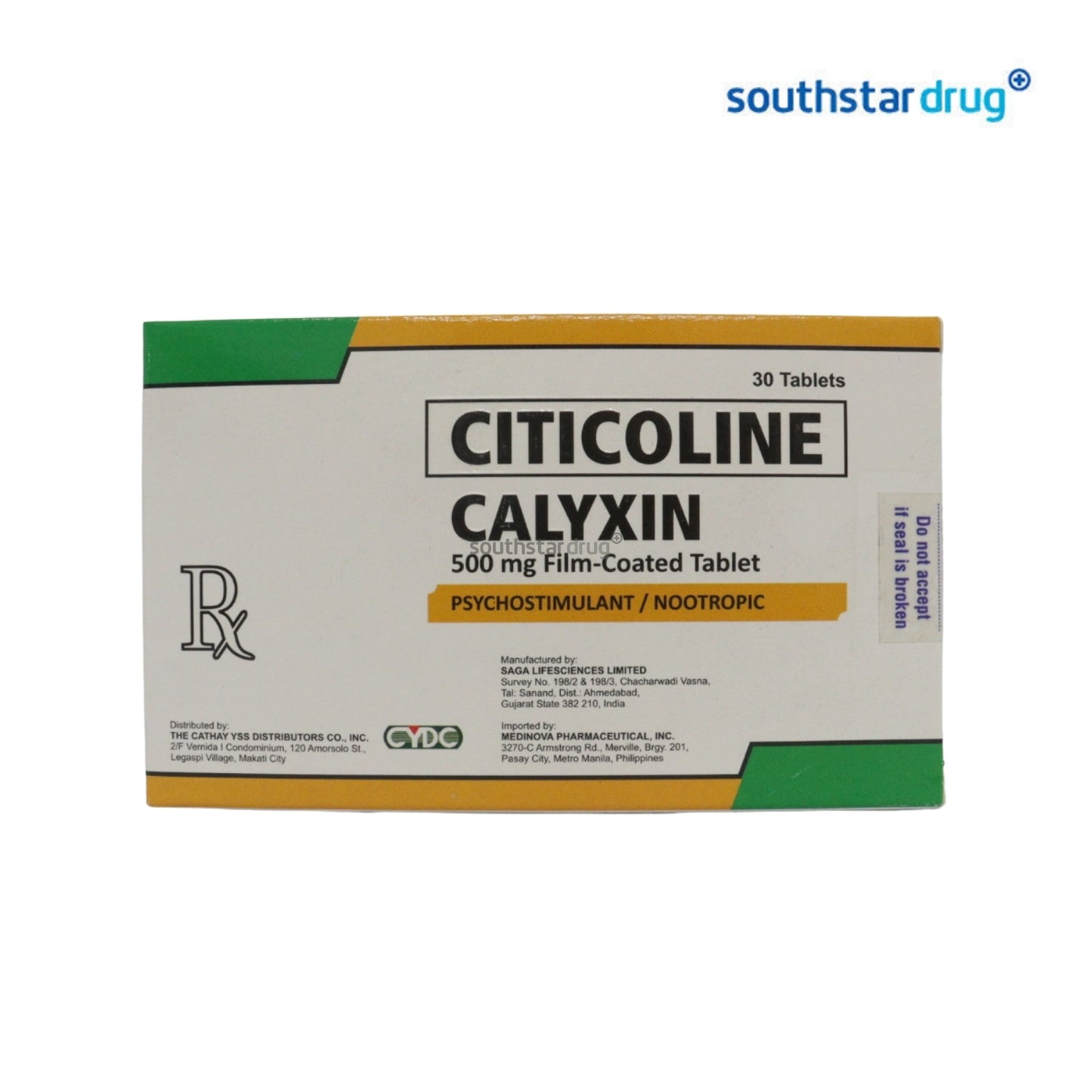 Rx: Calyxin Film-coated Tablet 500mg