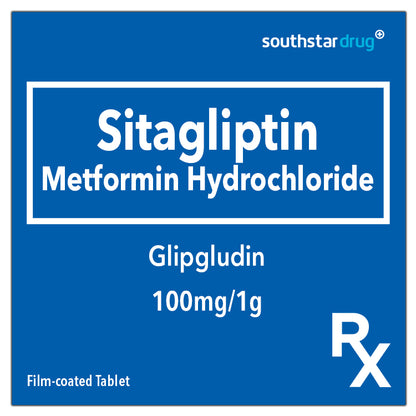 Rx: Glipgludin CP 100mg/1g Film-coated Tablet