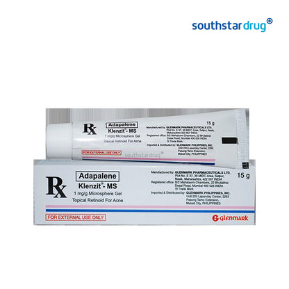 Rx: Klenzit MS 1mg/g Gel