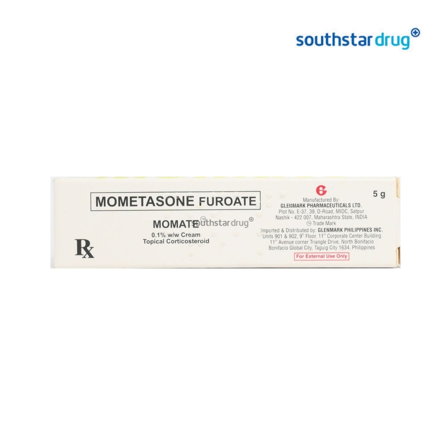 Rx: Momate 0.1% 5g Ointment