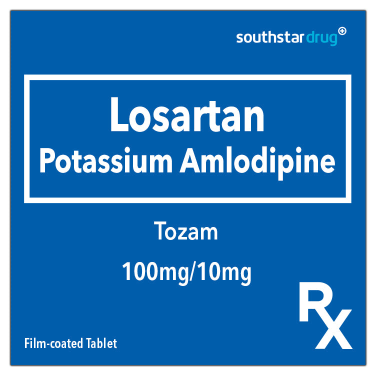 Rx: Tozam 100mg/10mg Film-coated Tablet