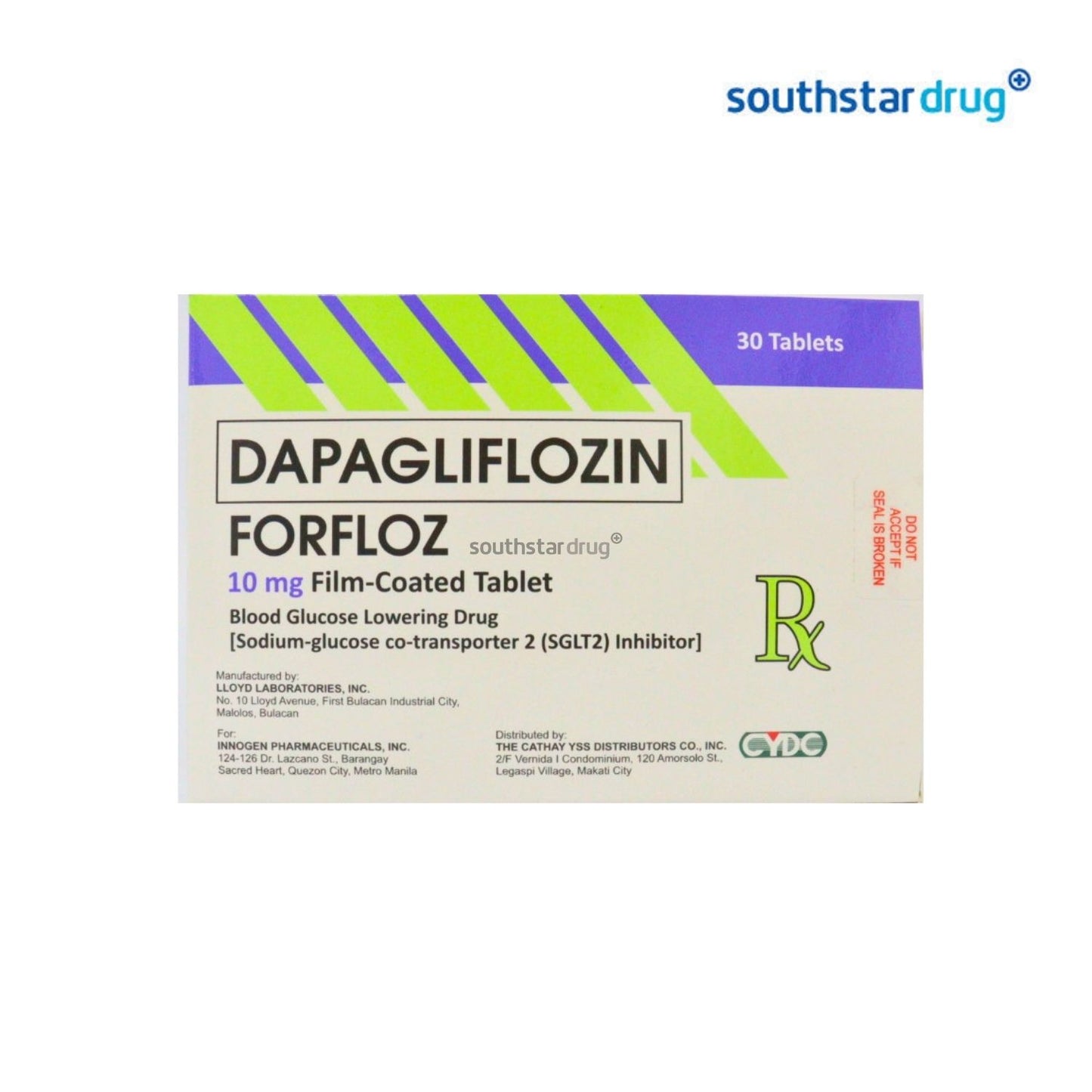 Rx: Forfloz 10mg Film-coated 1pc. Tablet