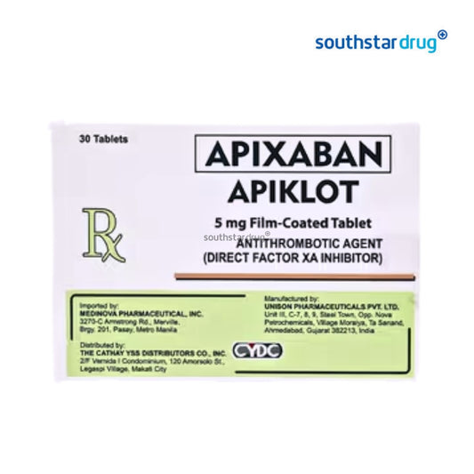 Rx: Apiklot Film-Coated Tablet 5mg 1pc