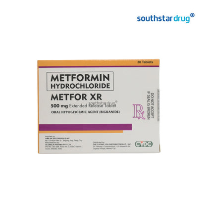Rx: Metfor XR 500mg Extended Release Tablet