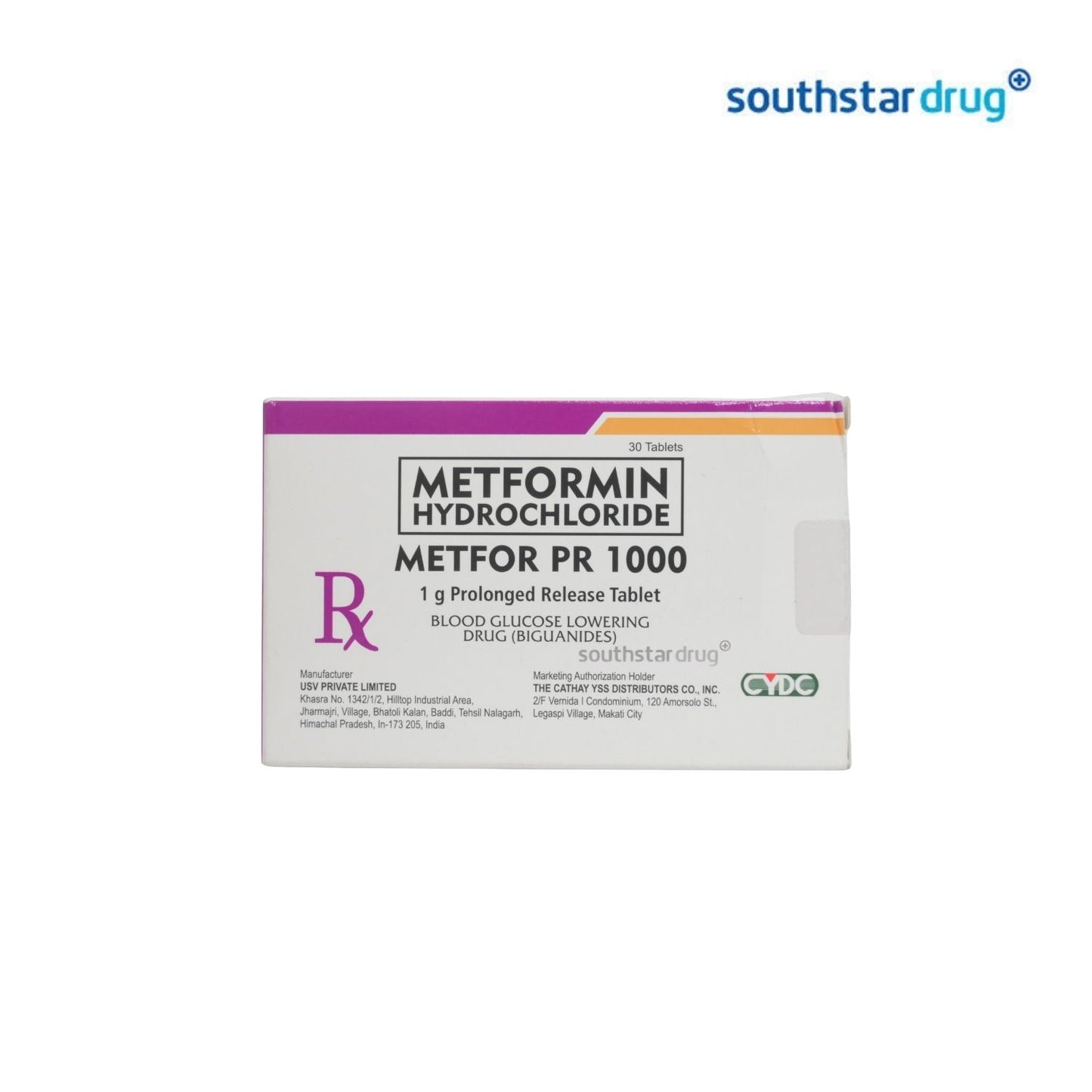 Rx: Metfor PR 1g Prolonged Release Tablet