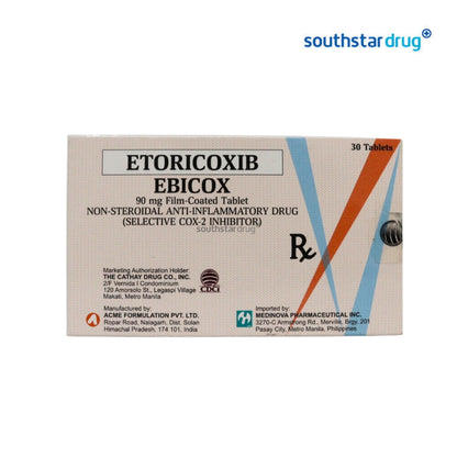 Rx: Ebicox 90mg Film‑coated Tablet
