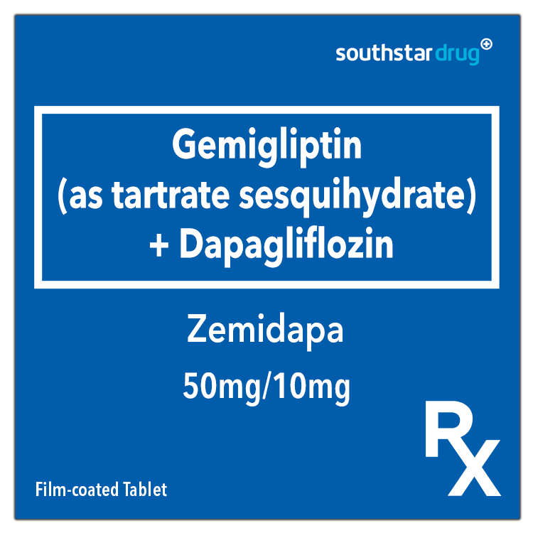 Rx: Zemidapa 50mg/10mg Film‑coated Tablet