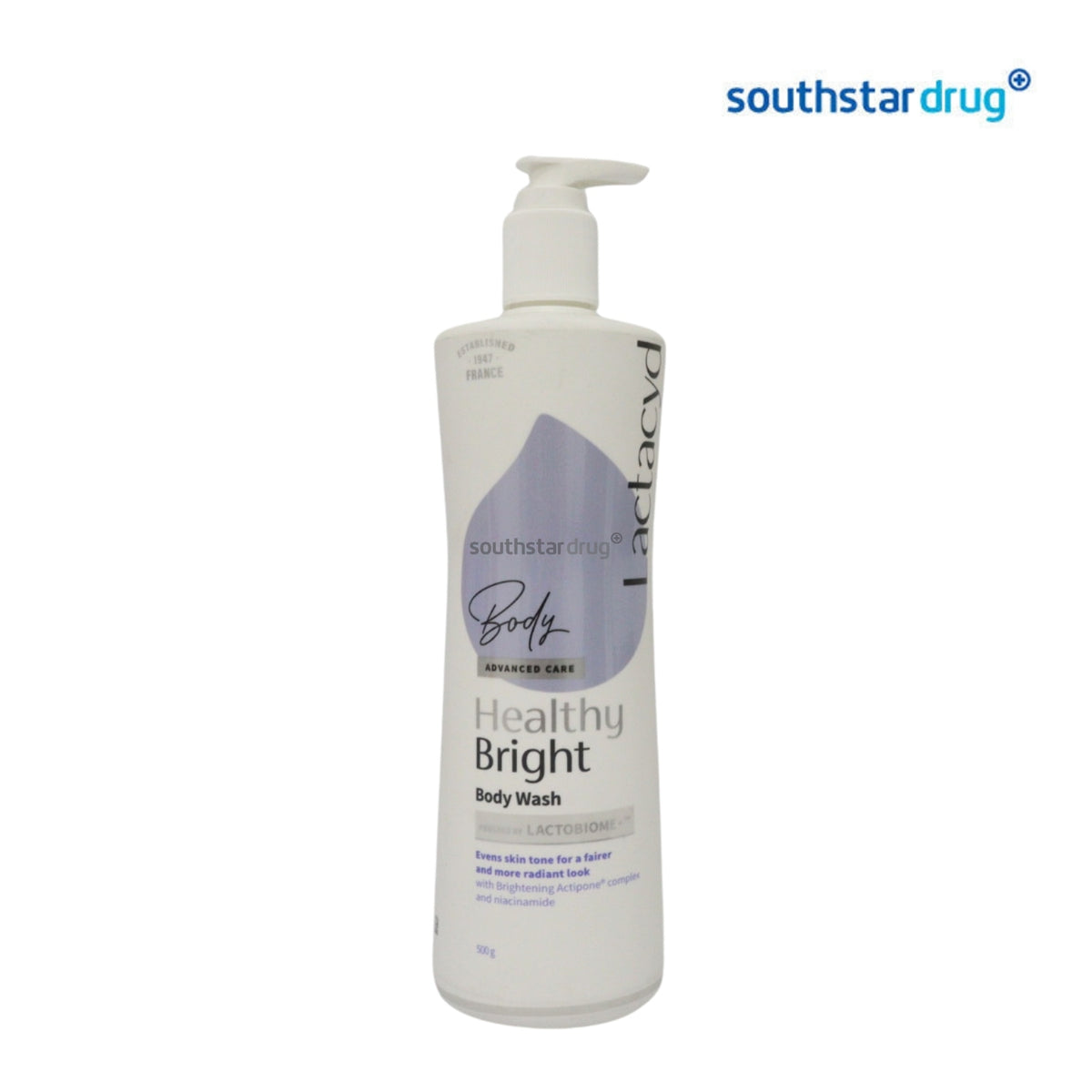 Lactacyd Body Wash Healthy Bright 500g 1 Pump Bottle – Daily Body Cleansing