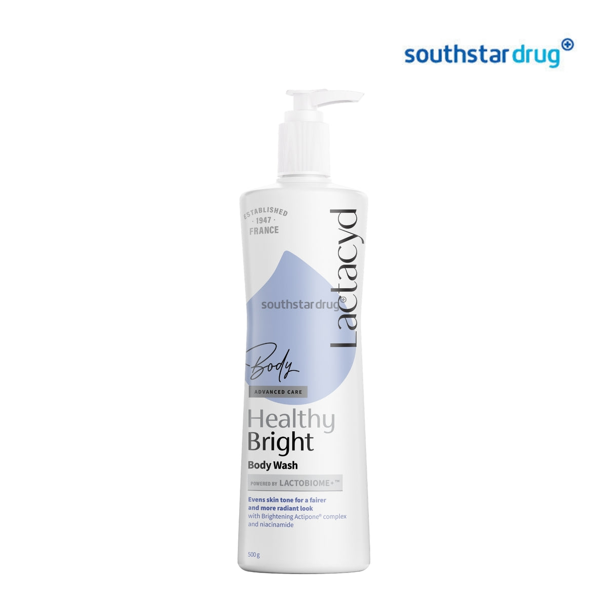 Lactacyd Body Wash Healthy Bright 500g 1 Pump Bottle – Daily Body Cleansing