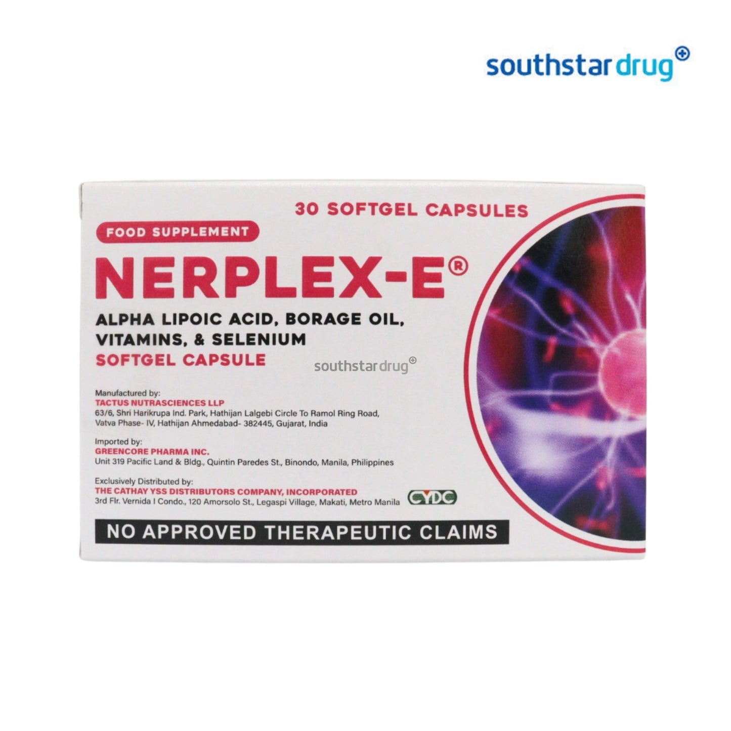 Nerplex-E Softgel Capsule (10pcs.) – Nutritional Support